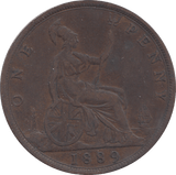 1889 1 PENNY ( VF ) - WORLD COINS - Cambridgeshire Coins