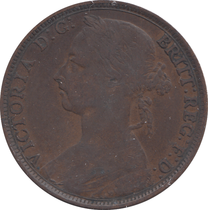 1889 1 PENNY ( VF ) - WORLD COINS - Cambridgeshire Coins