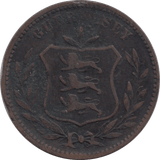 1889 8 DOUBLES GUERNSEY - WORLD COINS - Cambridgeshire Coins