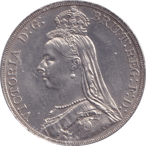 1889 CROWN 1 ( AUNC ) - CROWN - Cambridgeshire Coins