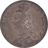 1889 CROWN 6 ( GVF ) - CROWN - Cambridgeshire Coins