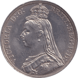 1889 CROWN ( AUNC ) CLEANED - CROWN - Cambridgeshire Coins