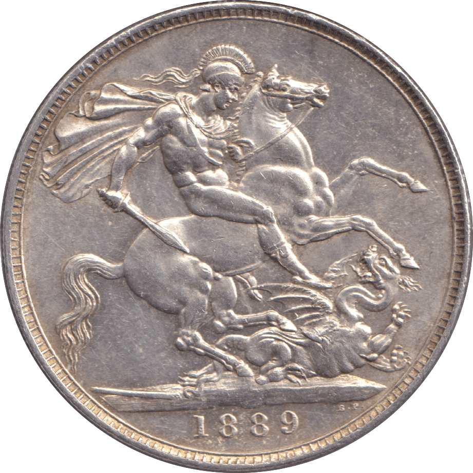 1889 CROWN ( AUNC ) - CROWN - Cambridgeshire Coins