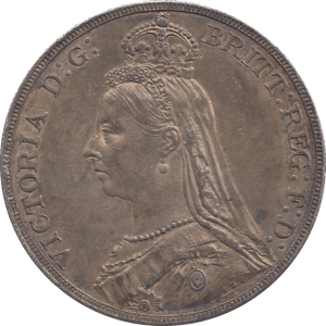1889 CROWN ( AUNC ) - WORLD COINS - Cambridgeshire Coins
