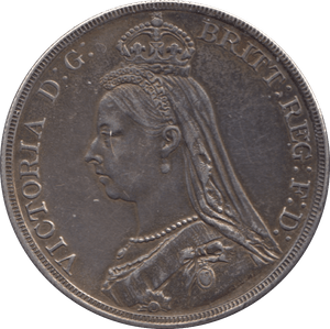 1889 CROWN ( EF ) 9 - CROWN - Cambridgeshire Coins
