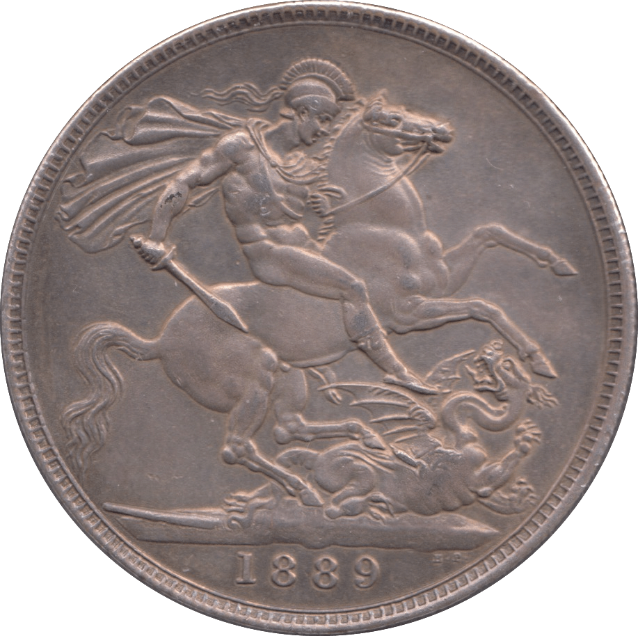 1889 CROWN ( EF ) 9 - CROWN - Cambridgeshire Coins