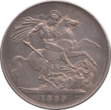 1889 CROWN ( EF ) 9 - CROWN - Cambridgeshire Coins