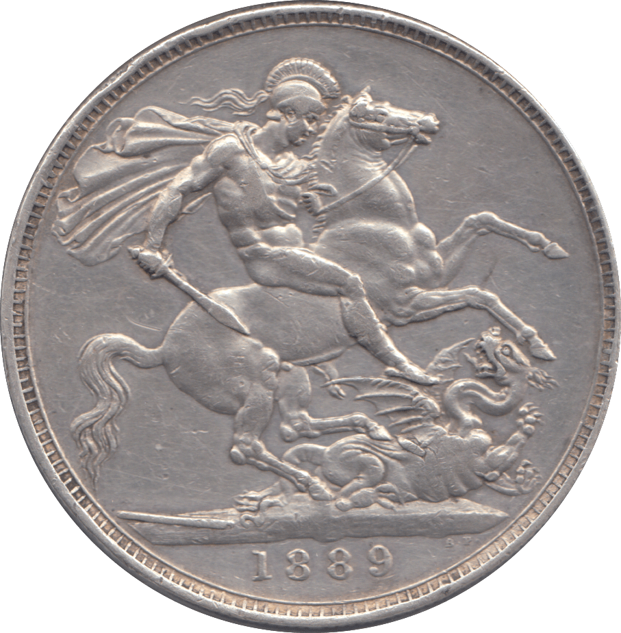 1889 CROWN ( EF ) - CROWN - Cambridgeshire Coins