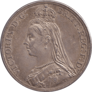 1889 CROWN ( EF ) - CROWN - Cambridgeshire Coins