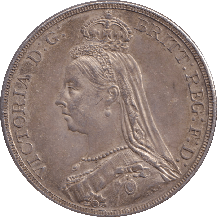 1889 CROWN ( EF ) - CROWN - Cambridgeshire Coins