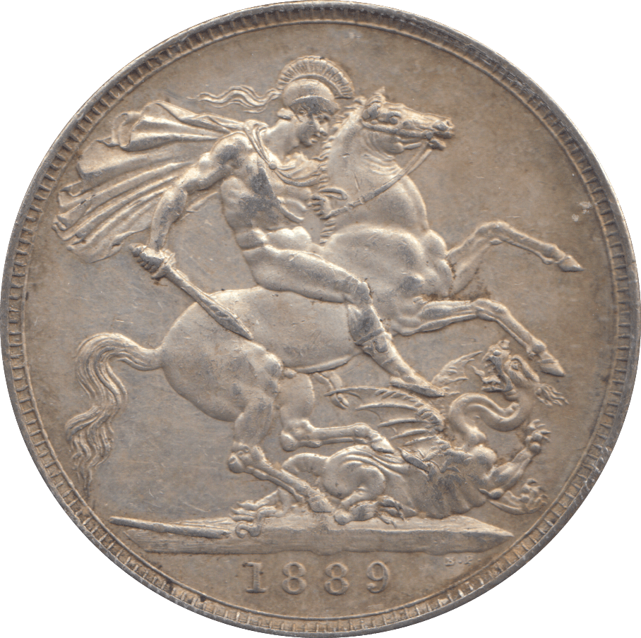 1889 CROWN ( EF ) - CROWN - Cambridgeshire Coins