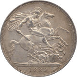 1889 CROWN ( EF ) - CROWN - Cambridgeshire Coins
