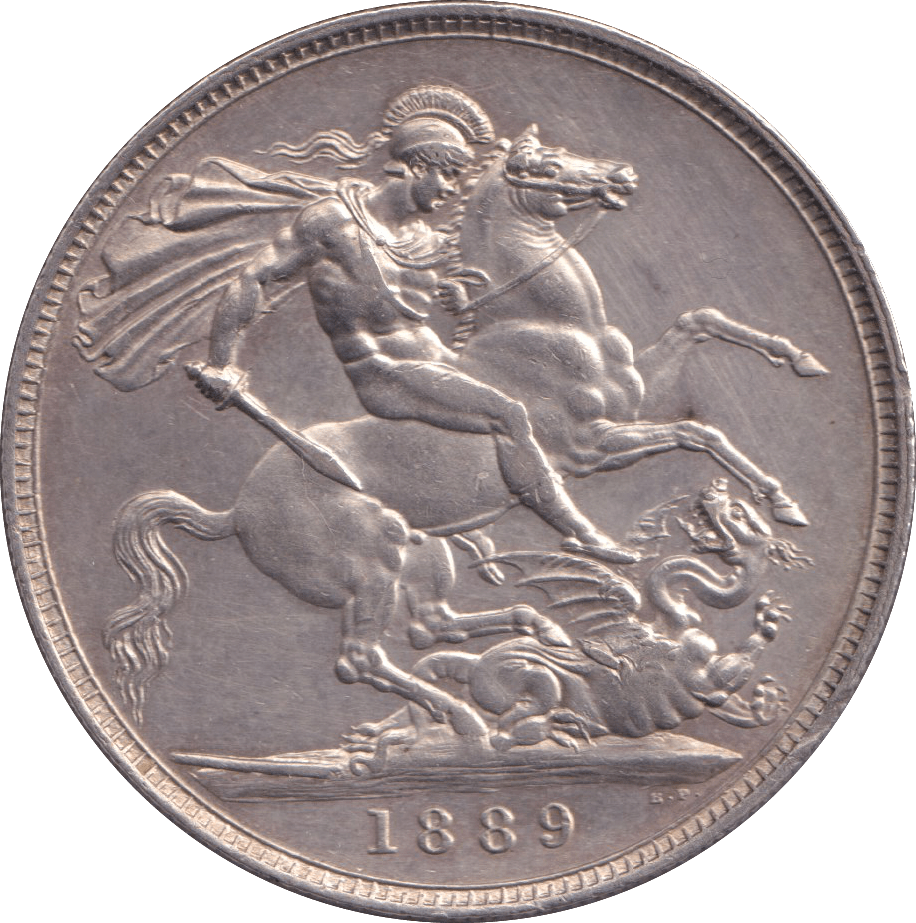 1889 CROWN ( EF ) - CROWN - Cambridgeshire Coins