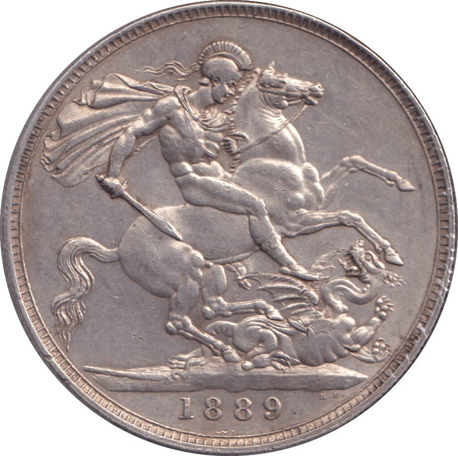 1889 CROWN ( EF ) - CROWN - Cambridgeshire Coins