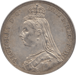 1889 CROWN ( EF ) - CROWN - Cambridgeshire Coins