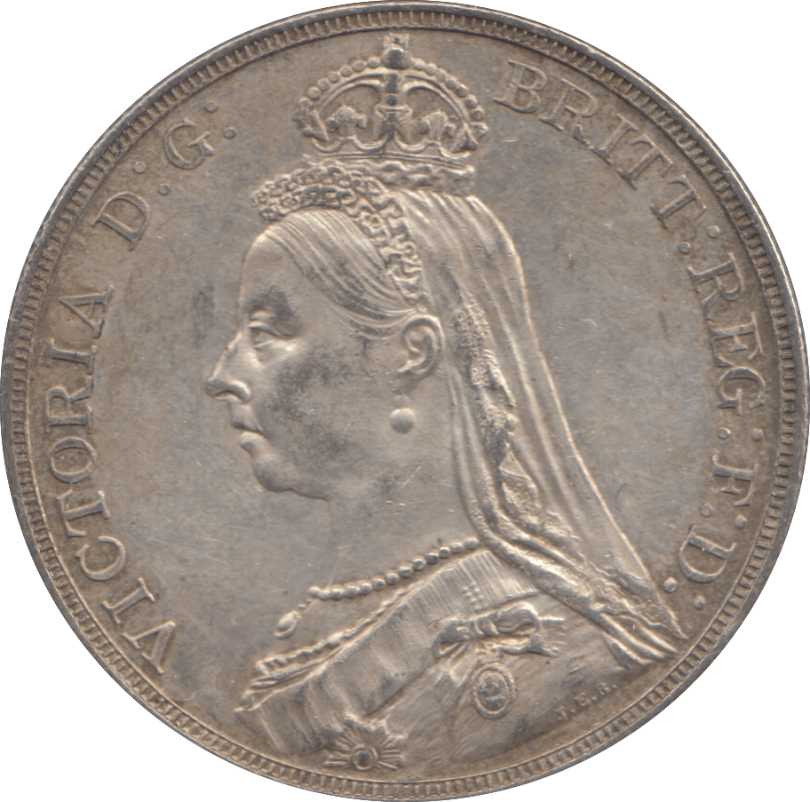 1889 CROWN ( EF ) - CROWN - Cambridgeshire Coins
