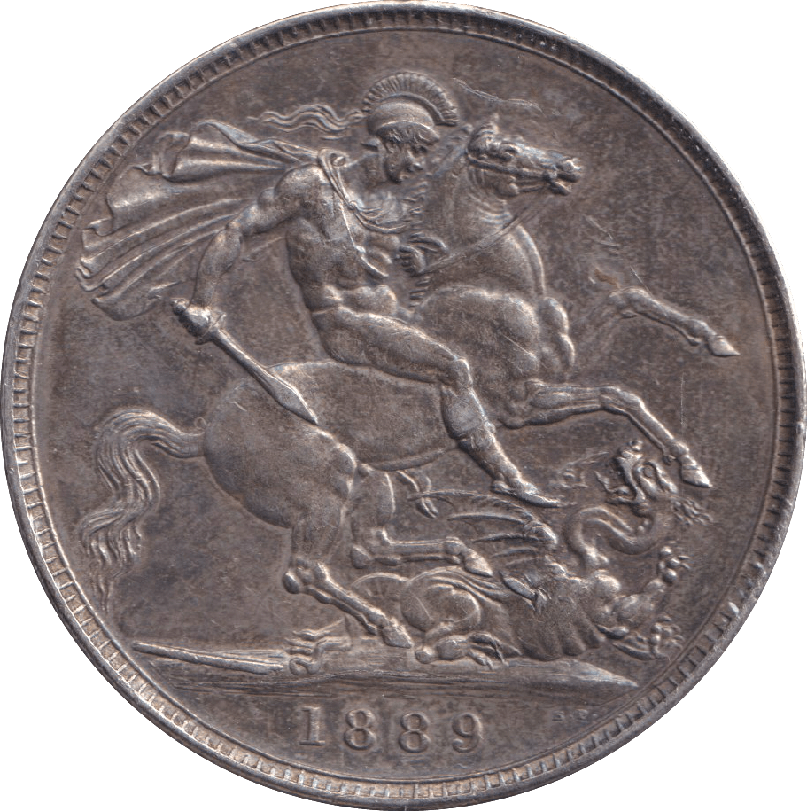 1889 CROWN ( EF ) - CROWN - Cambridgeshire Coins