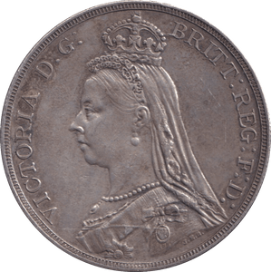 1889 CROWN ( EF ) - CROWN - Cambridgeshire Coins