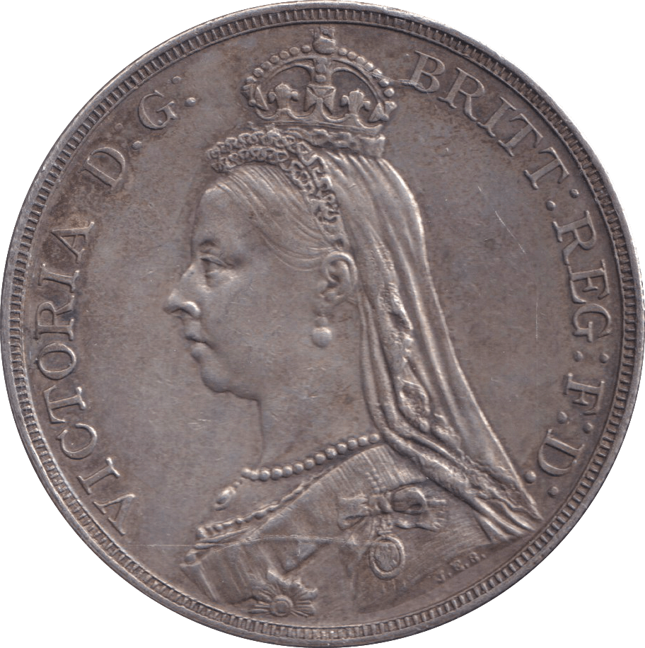 1889 CROWN ( EF ) - CROWN - Cambridgeshire Coins
