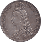 1889 CROWN ( EF ) - CROWN - Cambridgeshire Coins