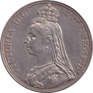 1889 CROWN ( EF ) - CROWN - Cambridgeshire Coins