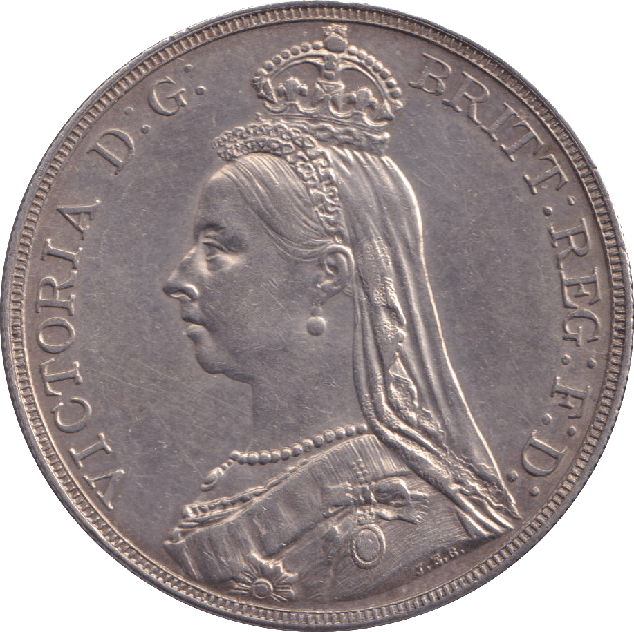 1889 CROWN ( EF ) - CROWN - Cambridgeshire Coins