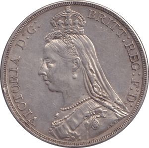 1889 CROWN ( EF ) - CROWN - Cambridgeshire Coins