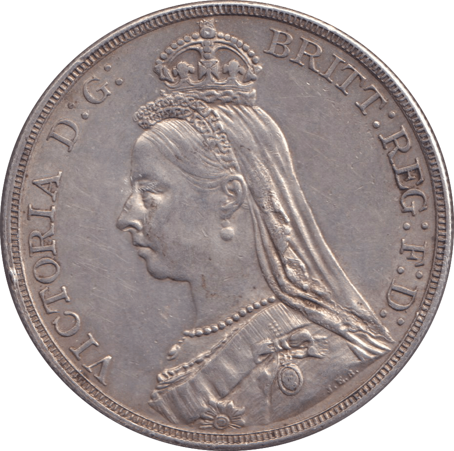 1889 CROWN ( EF ) - CROWN - Cambridgeshire Coins