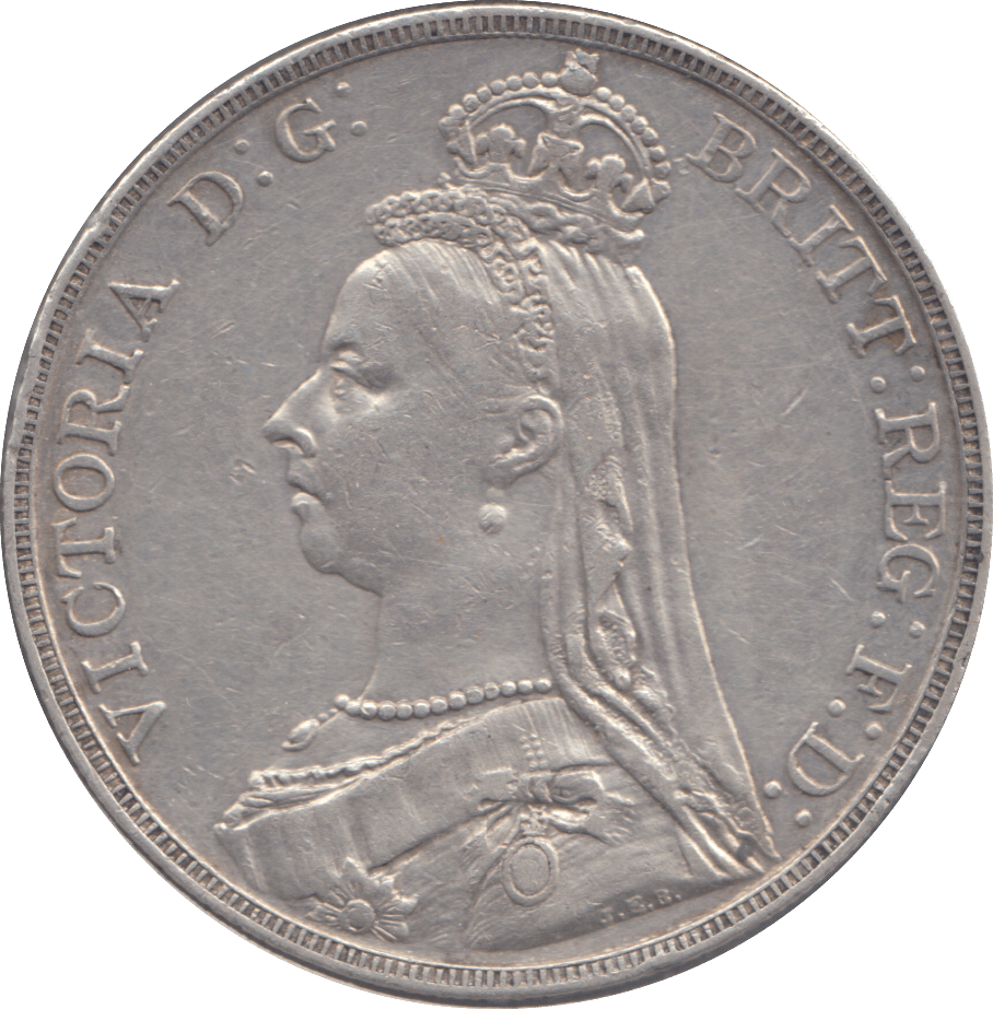 1889 CROWN ( EF ) - CROWN - Cambridgeshire Coins
