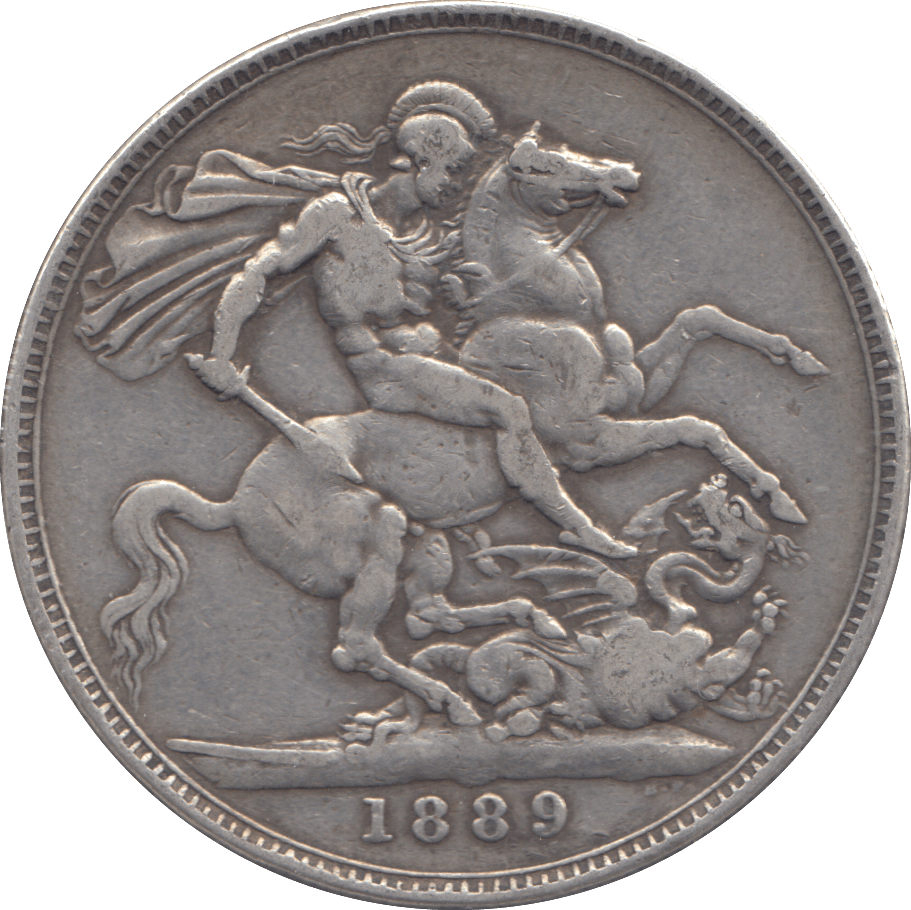 1889 CROWN ( F ) - CROWN - Cambridgeshire Coins