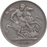 1889 CROWN ( F ) - CROWN - Cambridgeshire Coins