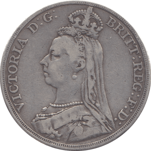 1889 CROWN ( F ) - CROWN - Cambridgeshire Coins