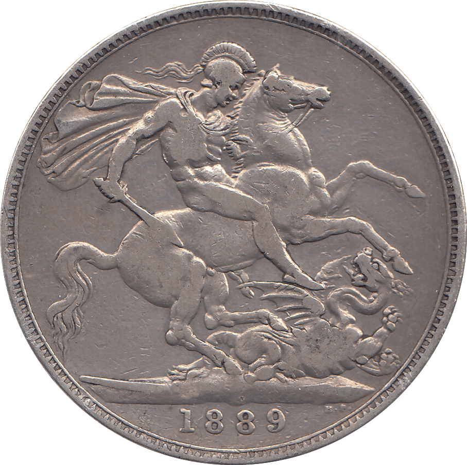 1889 CROWN ( F ) - WORLD COINS - Cambridgeshire Coins