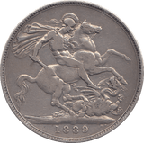 1889 CROWN ( F ) - WORLD COINS - Cambridgeshire Coins