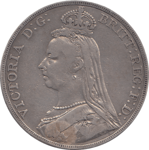 1889 CROWN ( F ) - WORLD COINS - Cambridgeshire Coins