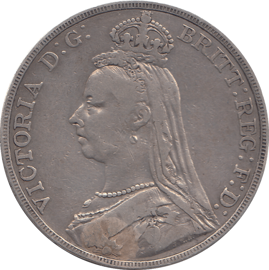 1889 CROWN ( F ) - WORLD COINS - Cambridgeshire Coins