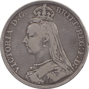 1889 CROWN ( F ) - WORLD COINS - Cambridgeshire Coins