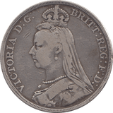 1889 CROWN ( F ) - WORLD COINS - Cambridgeshire Coins