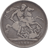 1889 CROWN ( F ) - WORLD COINS - Cambridgeshire Coins