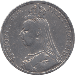 1889 CROWN ( F ) - WORLD COINS - Cambridgeshire Coins