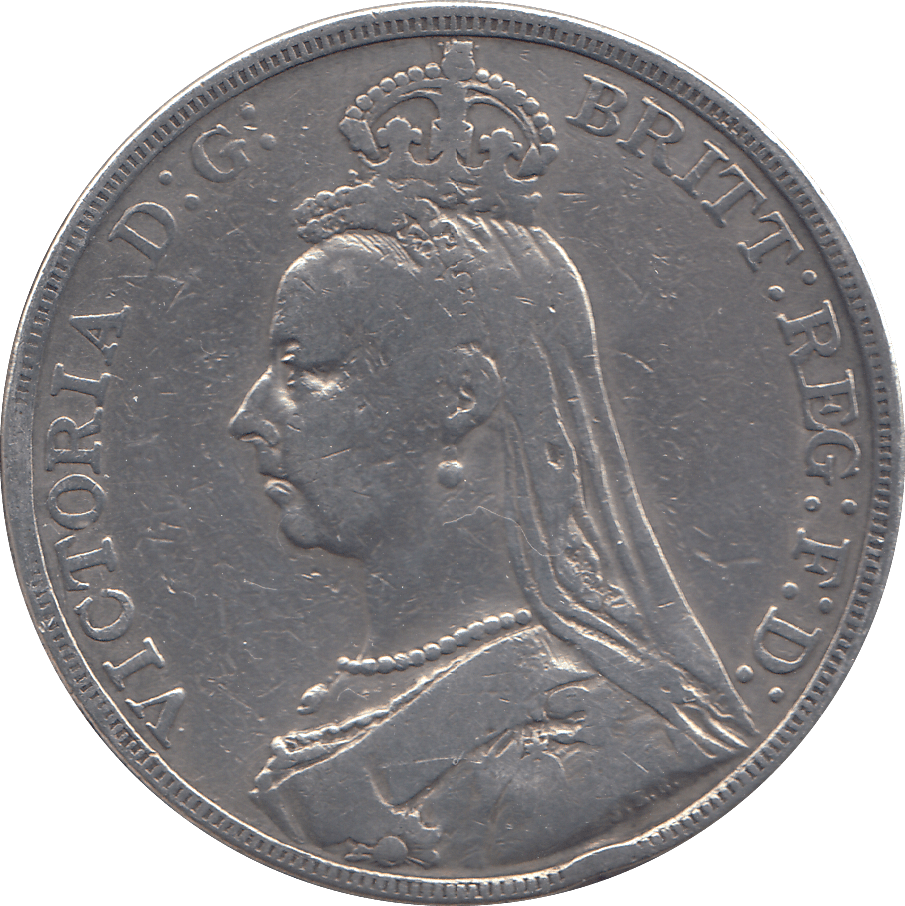 1889 CROWN ( F ) - WORLD COINS - Cambridgeshire Coins