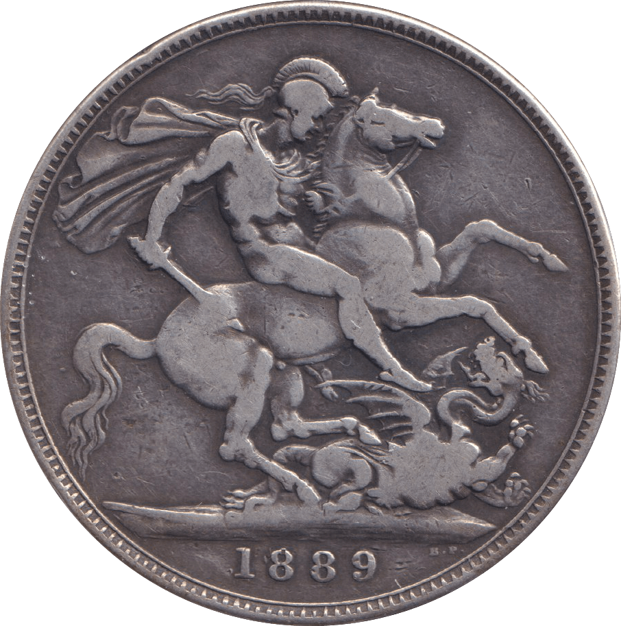 1889 CROWN ( FINE ) 1 - CROWN - Cambridgeshire Coins
