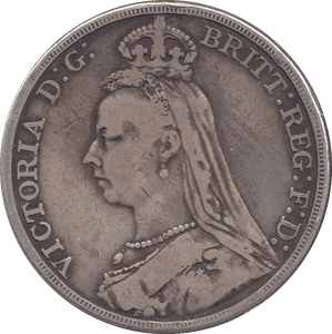 1889 CROWN ( FINE ) 1 - CROWN - Cambridgeshire Coins