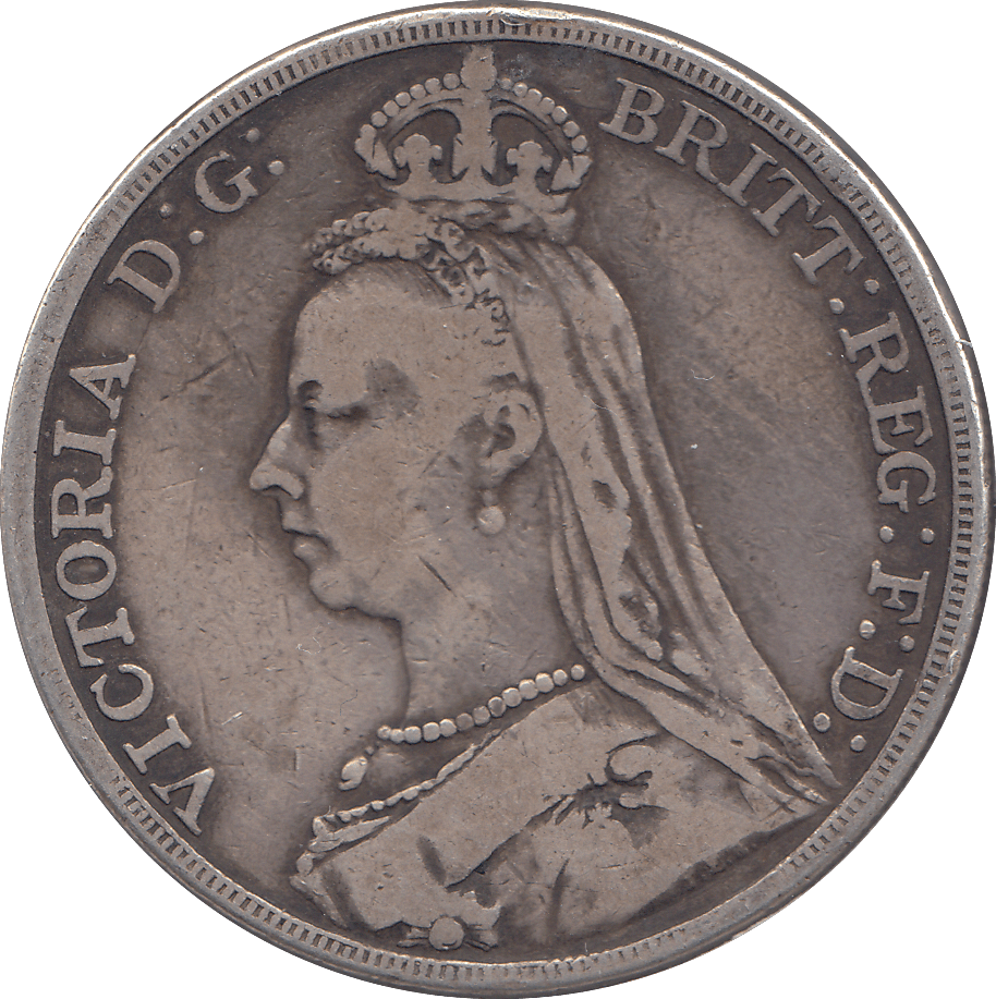 1889 CROWN ( FINE ) 1 - CROWN - Cambridgeshire Coins