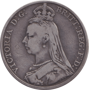 1889 CROWN ( FINE ) 1 - CROWN - Cambridgeshire Coins