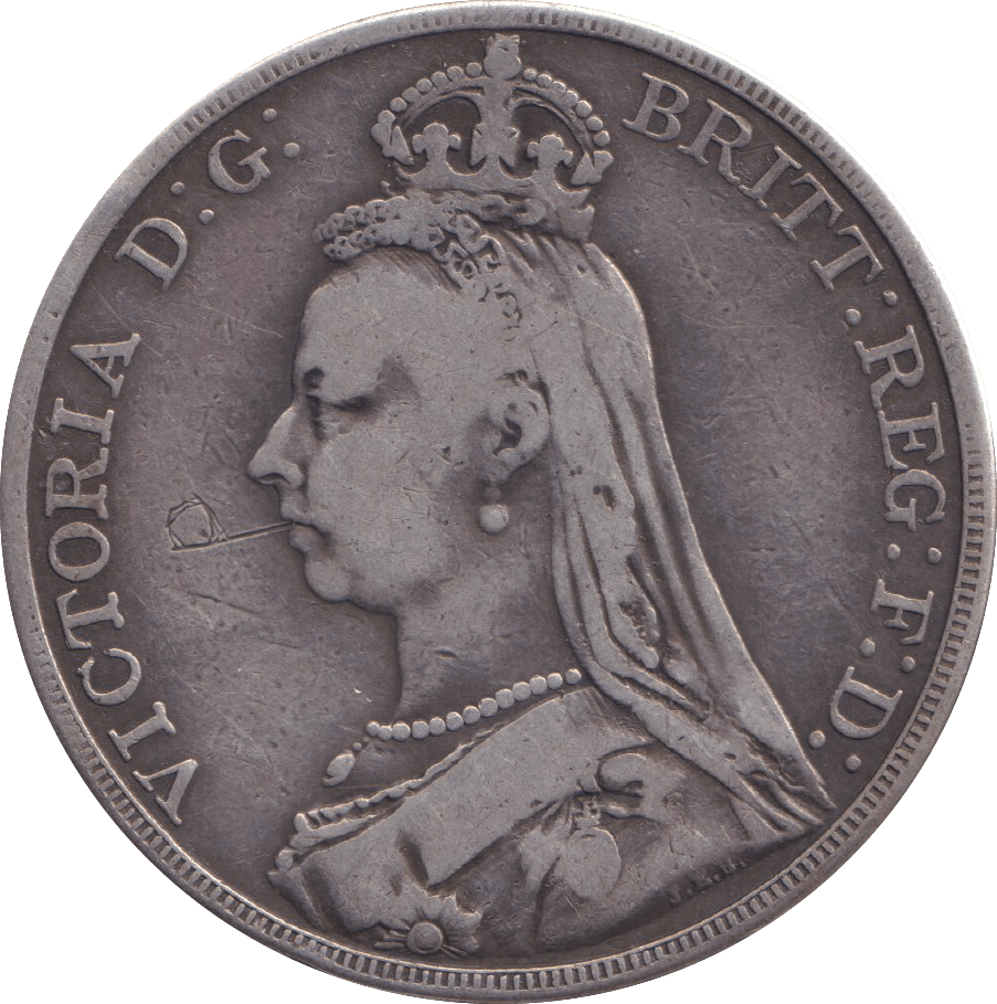 1889 CROWN ( FINE ) 1 - CROWN - Cambridgeshire Coins
