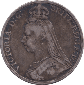 1889 CROWN ( FINE ) 2 - CROWN - Cambridgeshire Coins