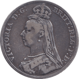 1889 CROWN ( FINE ) 2 - CROWN - Cambridgeshire Coins