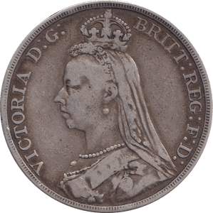 1889 CROWN ( FINE ) 3 - CROWN - Cambridgeshire Coins