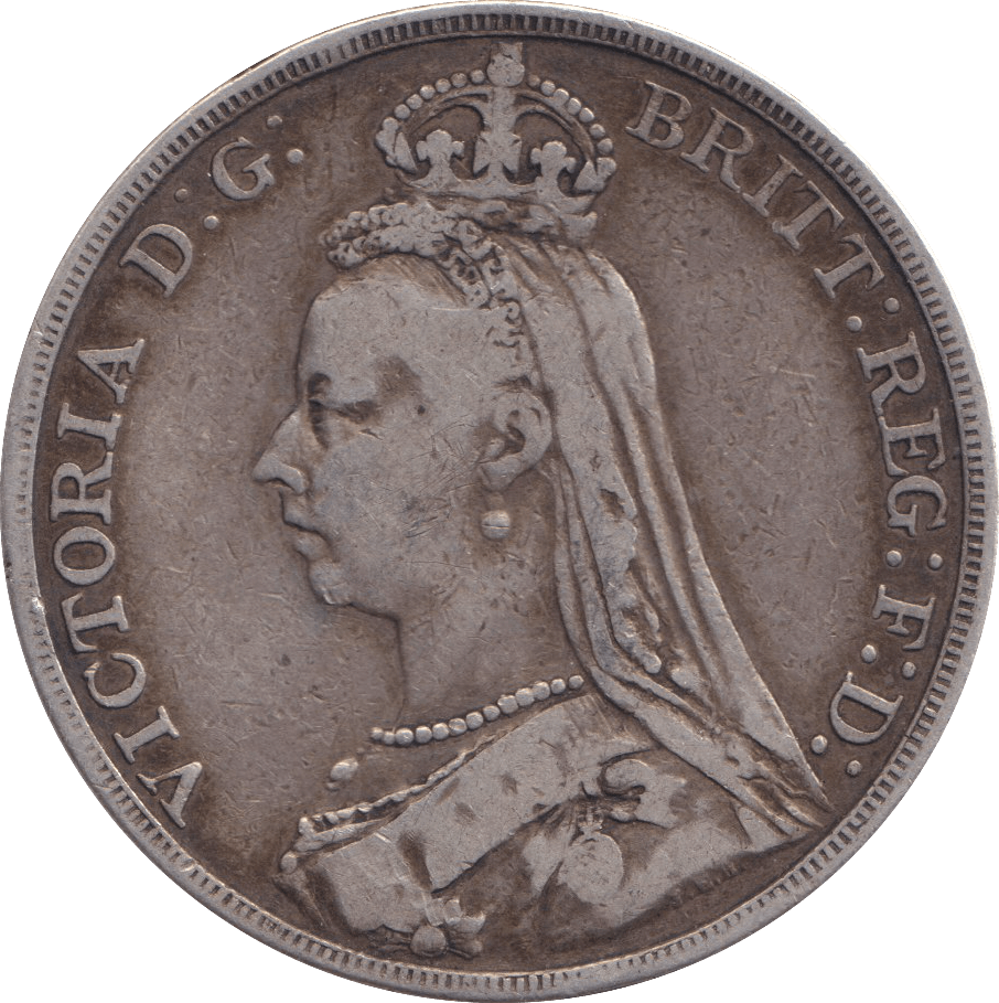 1889 CROWN ( FINE ) 3 - CROWN - Cambridgeshire Coins